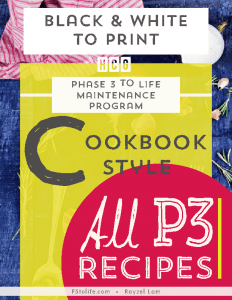Cookbook Style-Premium-P3-Recipes-Printable