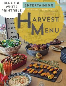 Harvest-Entertaining-Menu-Printable
